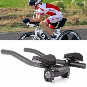 Aluminum Alloy Rest TT Handlebar Aero Bars Long Distance Riding - Picture 1 of 7
