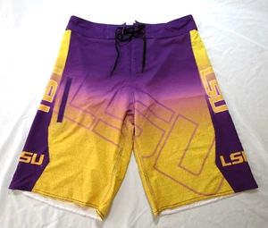 LSU Tigers Bade Board Shorts Trucks Herren Größe 34 Kordelzug Tasche - Bild 1 von 10