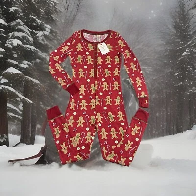 Traje de Unión MUNKI MUNKI Pijama de una pieza Regalo de Navidad Pan de Jengibre Caramelo M Nuevo con etiquetas Foto 1 de 4