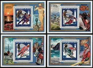 Mali 1994 - Mi-Nr. Block 31-34 A ** - Estampillada sin montar o nunca montada - Olympia Lillehammer - Imagen 1 de 1