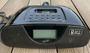 I LIVE PROJECTION ALARM CLOCK RADIO DOCK PLAYS/CHARGES IPOD NATURE SOUNDS IC308B - Picture 1 of 4