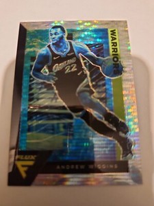 2020-21 Panini Flux Silver Pulsar Prizm Card SP #58 Andrew Wiggins
