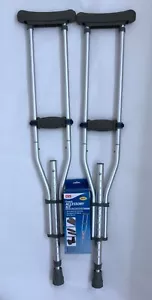 Crutches w/ Crutch Accessory Kit, adjustable from 38" to 50" (Never used!) - Picture 1 of 6