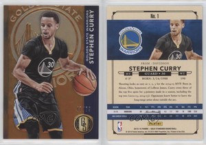 2015-16 Panini Gold Standard AU /79 Stephen Curry #1