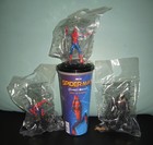 SPIDER-MAN – HOME COMING mit 3 Topper / Figuren SET KINO TRINK BECHER CINEMA OVP