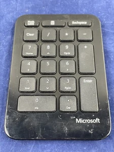 Microsoft 1558 Black Sculpt Ergonomic Bluetooth Wireless Number Keyboard - Picture 1 of 3