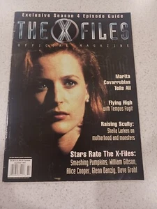 The Official Xfiles Magazine Season 4 Guide, David Duchovny Gillian Anderson UFO - Picture 1 of 24