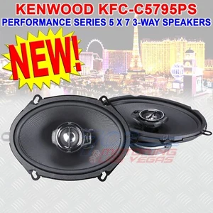 "PAR DE ALTAVOCES DE COCHE KENWOOD KFC-C5795PS 5X7" PULGADAS 3 VÍAS 320W RENDIMIENTO ¡NUEVO! - Imagen 1 de 2