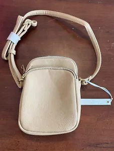 Bolso Bandolera Malí + Lili Josie Triple Compartimentos Cartera Bronceado Doblado - Imagen 1 de 13