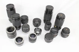 F x15 Vintage Lenses & Tele Converters Inc. Miranda, Jessop, Soligor Etc. - Picture 1 of 11