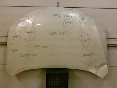 2014,2015,216,2017,2018,2019,2020 Nissan Rogue Hood Panel OEM (19UPD) - Image 1 of 4