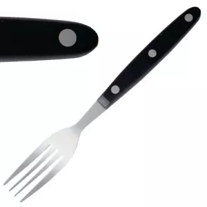 Steak Forks Black - 200mm (Box 12) - Picture 1 of 5
