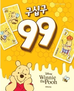 99 Winnie the Pooh Número Disney Juego de Cartas Juego de Mesa Aprendizaje Aritmética - Imagen 1 de 7