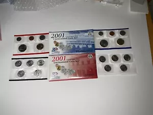 2001 Uncirculated U.S. Mint Set Philadelphia and Denver OGP 20 Coins - Picture 1 of 1