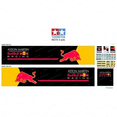 Aston Martin Racing Tamiya 14th 1/14 56302 56319 Trailer Decals Stickers Energy - Image 1 of 3