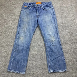 Wrangler 20X FR Flame Resistant Boot Cut Jean 10FR42MWD Medium Wash Men's 34X30 - Picture 1 of 10