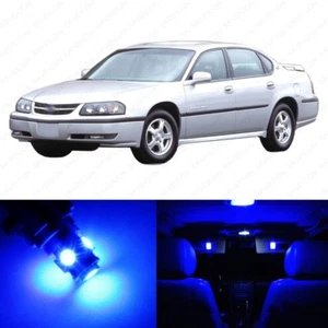 Paquete de 14 luces interiores LED azules para Chevrolet Chevy Impala 2000-2005 + herramienta - Imagen 1 de 7