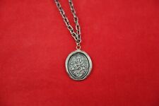 PYRRHA STERLING SILVER 925 - COAT OF ARMS - NECKLACE - EXCELLENT USED CONDITION