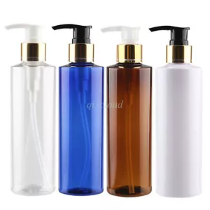 Pompa lozione PET 200ml 250ml flaconi crema cosmetica contenitore gel - Foto 1 di 10