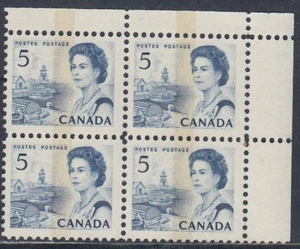 Canada Scott 458pi UR Cnr Blk MNH - 1967-72 Centennial Issue - Bild 1 von 1