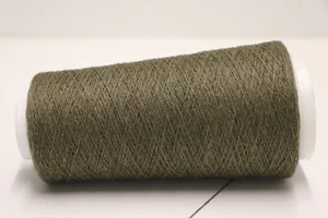 H50 (120€/kg) 100g KASCHMIR ANGORA SEIDE LAMBSWOOL OLIVGRAU (28/2) Zwirn - Bild 1 von 1