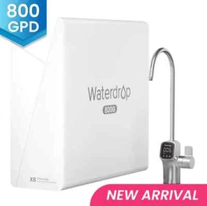 Waterdrop X8 Reverse Osmosis System, 800 GPD ,Tankless RO,Smart Faucet - Picture 1 of 9