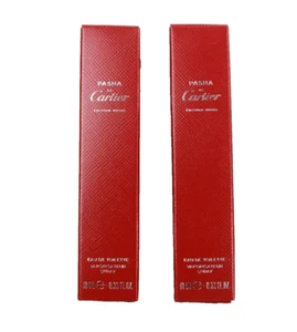 Cartier Pasha Edition Noire By Cartier 0.3 Oz, 10 Ml edt New Lot OF 2 - Picture 1 of 3