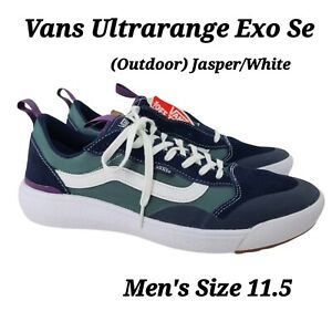 VANS UltraRange Exo Se Sneaker Shoe Mens Size 11.5 Jasper Blue Green White  NEW