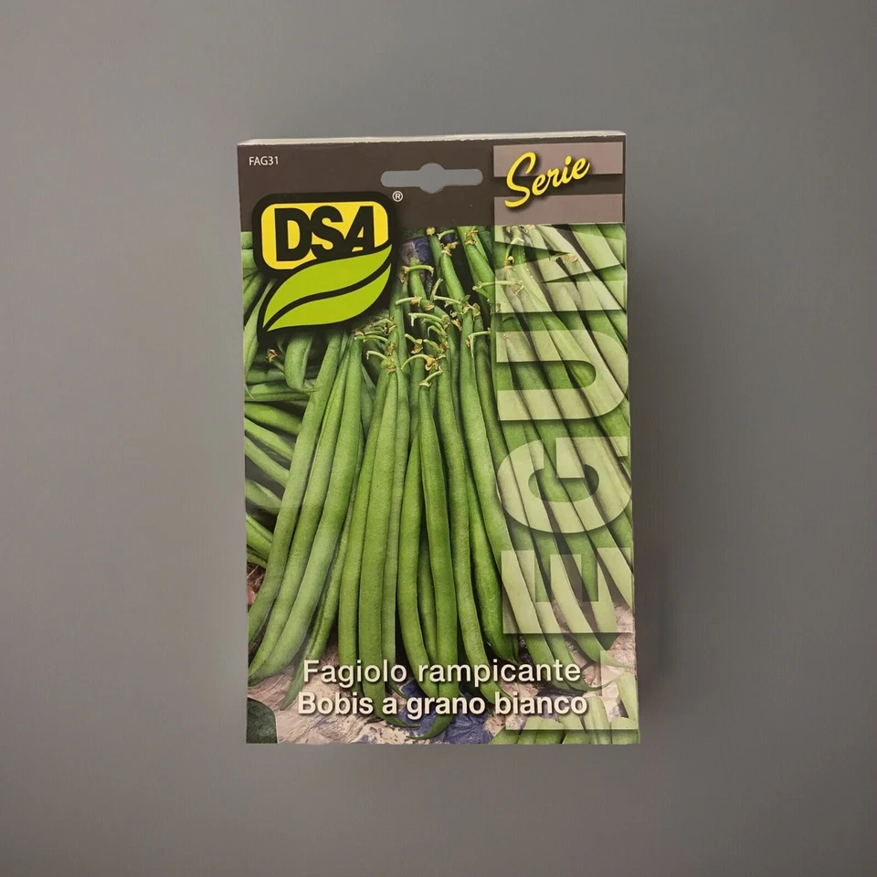 SEMI SEMENTI FAGIOLO RAMPICANTE BOBIS A GRANO BIANCO 100gr