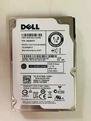 Dell 1.2TB 6G 10K 2.5" SAS 0T6TWN T6TWN HUC101212CSS600 HDD HARD DRIVE - Image 1 of 2