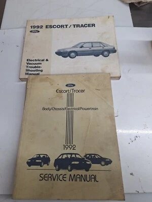 Ford Escort Tracer 1992 manual de reparación de taller de servicio conjunto de libros originales ECT  Foto 1 de 4