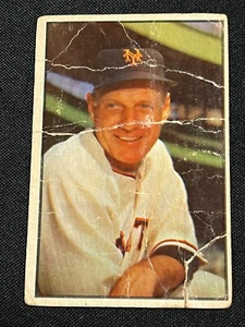 1953 Bowman Baseball Card Leo Durocher #55 KB - Picture 1 of 2