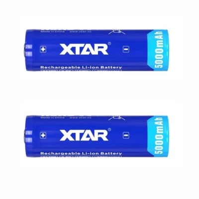 XTAR FC2 CHARGER + XTAR 2170 5000mAh 10A (2 PCS) - Image 1 of 4