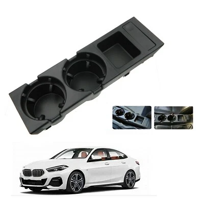 Portavasos y portamonedas consola central delantera negra 51168217953 para BMW E46 Foto 1 de 4