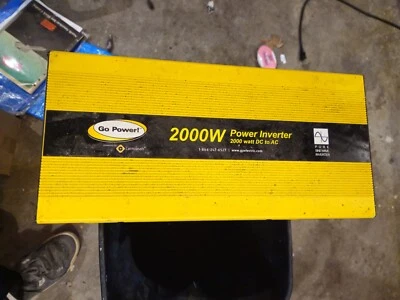 Go Power 2000 Watt DC To Ac Pure Sine Wave Inverter Gp-sw2000 - Image 1 of 3