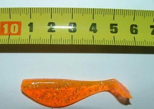 ESCA GOMMA Artificiale pesca 5,5 cm 55 mm ARANCIO BRILL - Imagen 1 de 1
