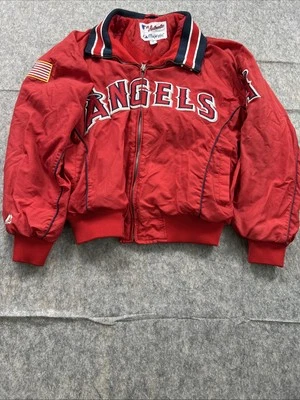 Majestic Anaheim Los Angeles Angels Jacket Majestic Red Fleece Mens Medium - Image 1 of 4