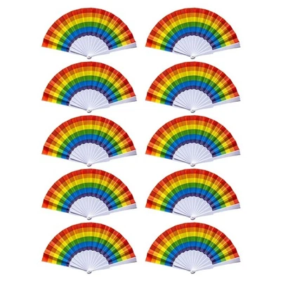  Fan Pride Folding HandHeld Fans Gay Pride Accessories  Accessories2967 - Bild 1 von 4