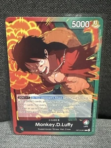 Monkey.D.Luffy (001) OP13-001 Carrying On His Will Regular - Picture 1 of 10