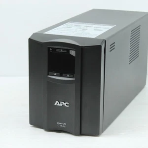 APC Smart UPS 1500VA Tower LCD RJ45 SmartConnect SMC1500IC Batteries Included - Picture 1 of 13