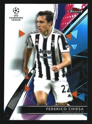 2021-22 Topps Finest UEFA Champions League #33 Federico Chiesa Refractor - Image 1 of 2