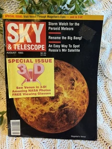 Himmel & Teleskop Aug 1993 Venus in 3-D mit Brille メードLX200 金星 特集号 - Bild 1 von 17