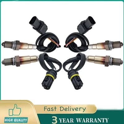 Sensor de oxígeno arriba+abajo 4 piezas para BMW 750i 750Li 2006-08 y 550i 650i 2006-2010 4,8 L Foto 1 de 4