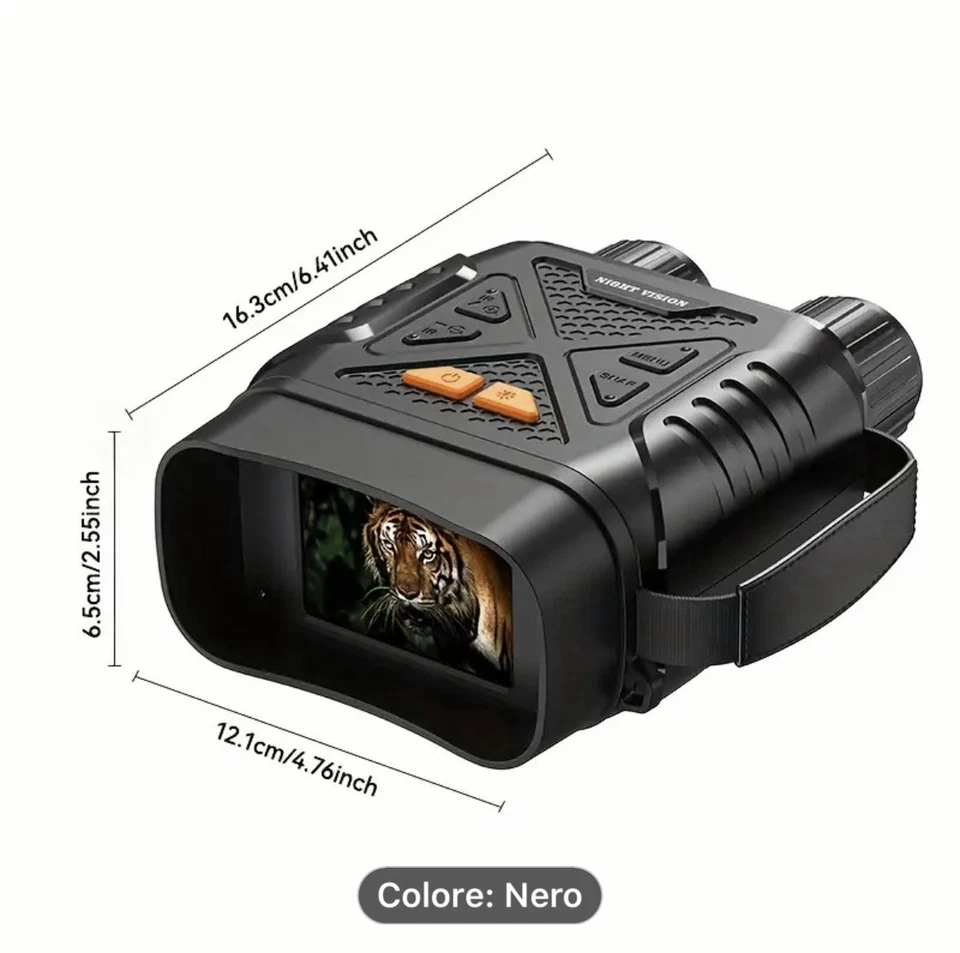 Visore Notturno Binocolo, Visore Termico Infrarossi 5K, Binocolo Visione Notturn - Immagine 1 di 4