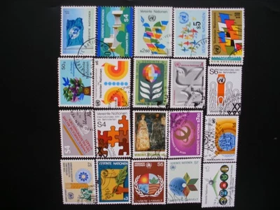 United Nations 1979/93-Austria, Vienna-87 All Different Stamps , No Duplicates - Image 1 of 4