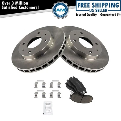 Brake Rotor & Ceramic Pad Front Set Kit for Mitsubishi Eagle Plymouth - Image 1 of 4