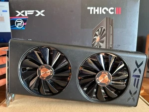 XFX AMD Radeon RX 5600 XT Thicc II PRO 6GB GDDR6 Scheda Grafica - Foto 1 di 6