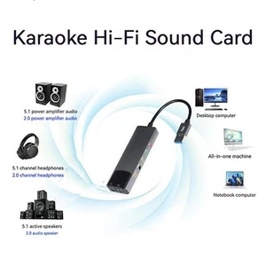 USB Soundkarte 7.1/5.1 Kanal Externe Audiokarte SPDIF Verkäufe Neue Q3I6 - Afbeelding 1 van 12