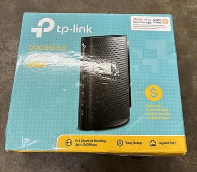 TP-LINK Model No. TC-7610 DOCSIS 3.0 Cable Modem Open Box - Image 1 of 2