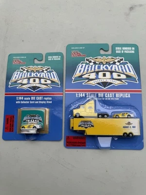 Racing Champions 1997 Brickyard 400 #16843 Race Hauler 卡车,赛车 1:144 套装 — 第 1/3 张图片